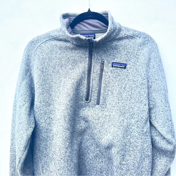 Patagonia gray 1/4 zip better sweater M Medium gray jacket - Picture 6 of 6
